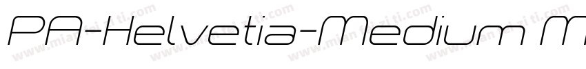 PA-Helvetia-Medium Medium字体转换